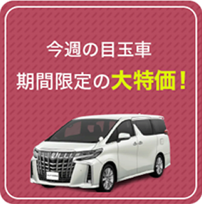 今週の目玉車
